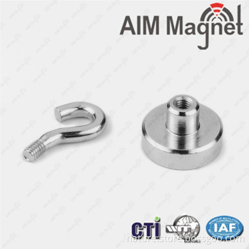 Strong neodymium magnetic hook set 10pc by selling